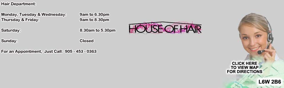 House of Hair Salon Hours
