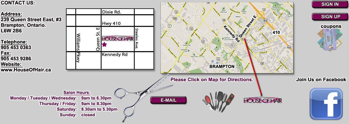 Contacting Us: telephone; 905 453 0363